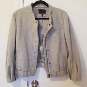 BR wool cropped bomber - like new